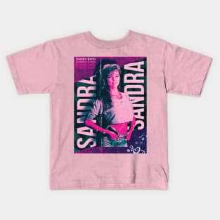 Sandra Cretu -- Retro Fan Design Kids T-Shirt